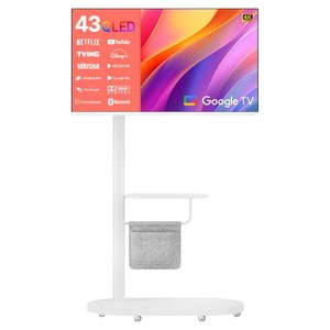 와이드뷰 4K UHD QLED TV, 109cm(43인치), 스마트 TV, 스탠드형, 고객직접설치