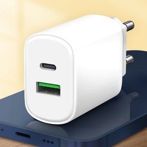 홈플래닛 20W 2포트 PD 고속충전기 (애플 아이폰 호환)