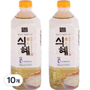 하늘청 식혜 오리지날, 1.8L, 10개