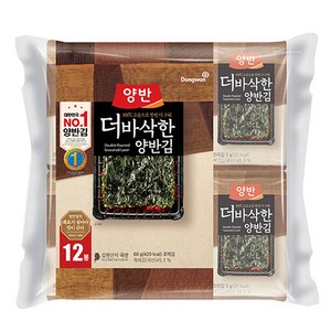 양반 더 바삭한 김, 5g, 12개