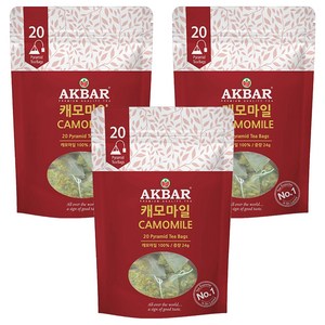 아크바 캐모마일 허브티 피라밋 티백
