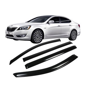 리드홈 스모그 차량용 썬바이저 4p 세트, K7, 투명블랙