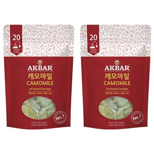 아크바 캐모마일 허브티 피라미드 티백