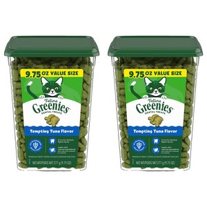 그리니즈 고양이 필라인 스낵, 참치맛, 277g, 2개