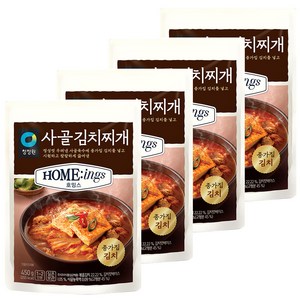 청정원 호밍스 사골 김치찌개, 450g, 4개