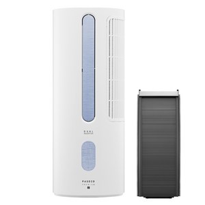 파세코 25년형 21.1㎡ 프리미엄2 창문형에어컨 블루 PWA-3500PB 방문설치