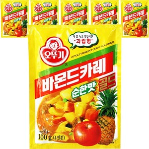 오뚜기 바몬드 카레 과립형 골드 순한맛, 100g, 6개