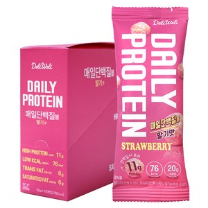 매일 단백질볼 딸기맛, 10개, 20g