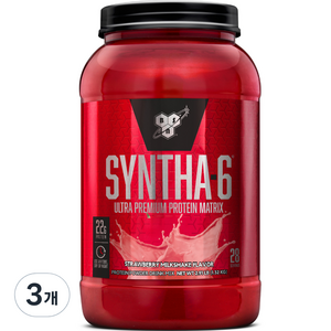 신타6 비에스엔 단백질파우더 딸기향 28회분, 1.32kg, 3개