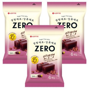 롯데제로 연양갱 50g x 6p, 300g, 3개