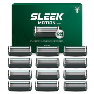 도루코 슬릭 모션 면도날, 12개입, 1개