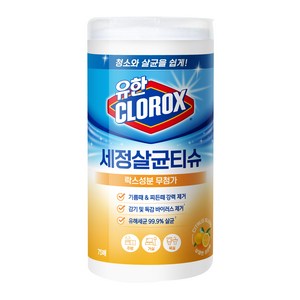 크로락스 세정살균티슈 75매 시트러스블렌드, 단일사이즈, 1개