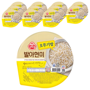 오뚜기 발아현미밥, 210g, 12개