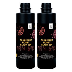 스위트컵 찻잎담다 자몽 허니 블랙티, 1.2kg, 2개