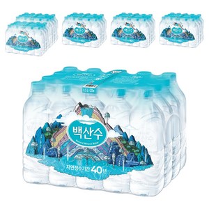 백산수 무라벨, 500ml, 120개