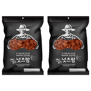 넛츠팜 구운 아몬드, 400g, 2개