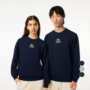 라코스테 남녀공용 뉴로고 포인트 스웻셔츠 맨투맨