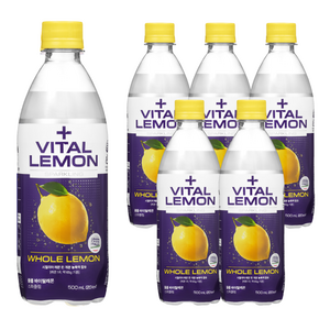 클룹 바이탈레몬 스파클링, 500ml, 6개