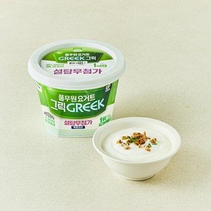 풀무원다논 그릭 설탕무첨가 플레인 요거트, 400g, 1개