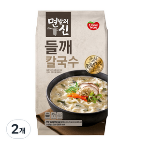 동원 면발의신 들깨칼국수 2인분, 258g, 2개