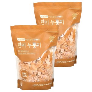 경성당 황동판 현미 누룽지, 1.5kg, 2개