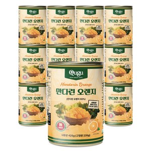 큐구 만다린 오렌지 통조림, 425g, 12개