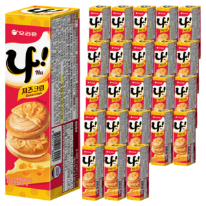 오리온 나 샌드과자, 77g, 24개