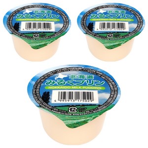 홋카이도 밀크 푸딩, 100g, 3개