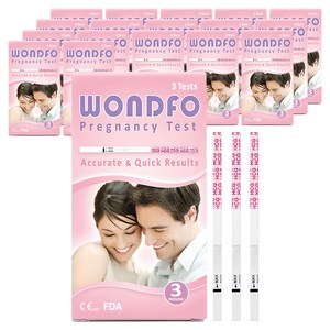 원포 임신테스트기, 3개입, 18개