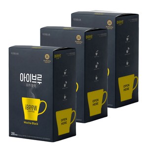 맥널티커피 아이브루 모카 블랙 원두커피믹스