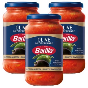 바릴라 올리브 스파게티 소스, 400g, 3개
