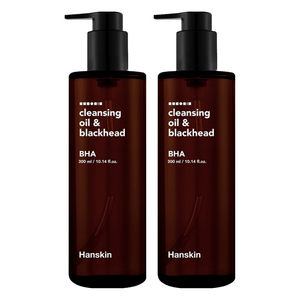 한스킨 클렌징오일 앤 블랙헤드 BHA, 300ml, 2개