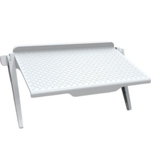 맥라이프 베이섬 TV 모니터 셋탑박스 접이식 받침대 선반 215mm