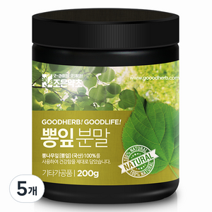 조은약초 뽕잎가루, 200g, 5개