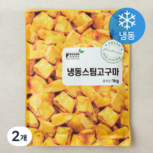 이안 스팀고구마 (냉동), 1kg, 2개