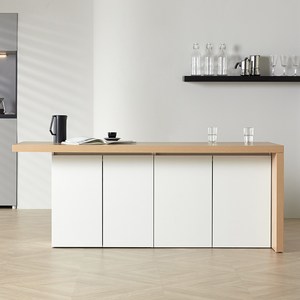 웰퍼니쳐 리드 수납 아일랜드 식탁 1800 낮은형 방문설치