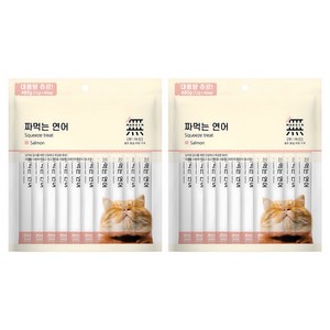 무마진 고양이 짜먹는 간식 40p, 연어, 480g, 2개