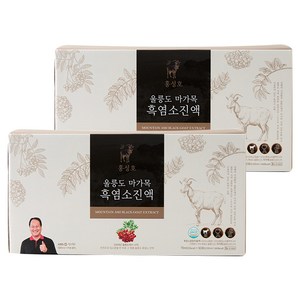 홍성호울릉도마가목흑염소진액 정품 33p, 2.31L, 2박스