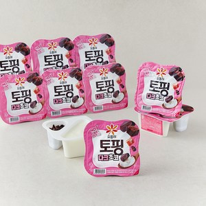 요플레 토핑 다크초코, 125g, 12개