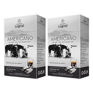 쭝웬레전드 아메리카노 원두커피믹스, 2g, 15개입, 2개