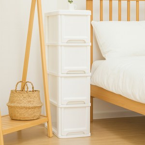 보노하우스 국내 제조 모던 슬림 틈새 서랍장 4단