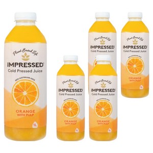 임프레스드 오렌지 주스, 1L, 5개