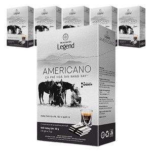 쭝웬레전드 아메리카노 원두커피믹스, 2g, 15개입, 6개