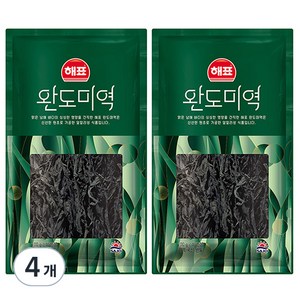 해표 완도 미역, 100g, 4개