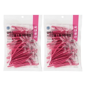 엠에스덴탈 L형 치간칫솔 SSSS