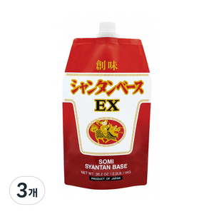 소미 샨탄베이스 EX 만능 복합 양념, 1kg, 3개