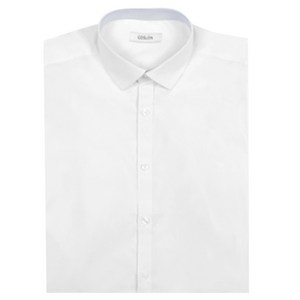 COSLON 남성용 슬림 스판 긴팔셔츠