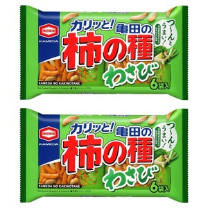 카메다 카키노타네 와사비 스낵, 164g, 2개