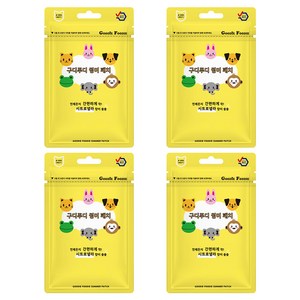 구디푸디 유아용 썸머패치 18p, 동물, 4개