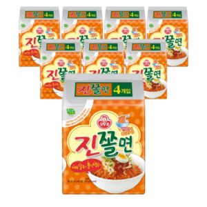 오뚜기 진쫄면, 600g, 8개